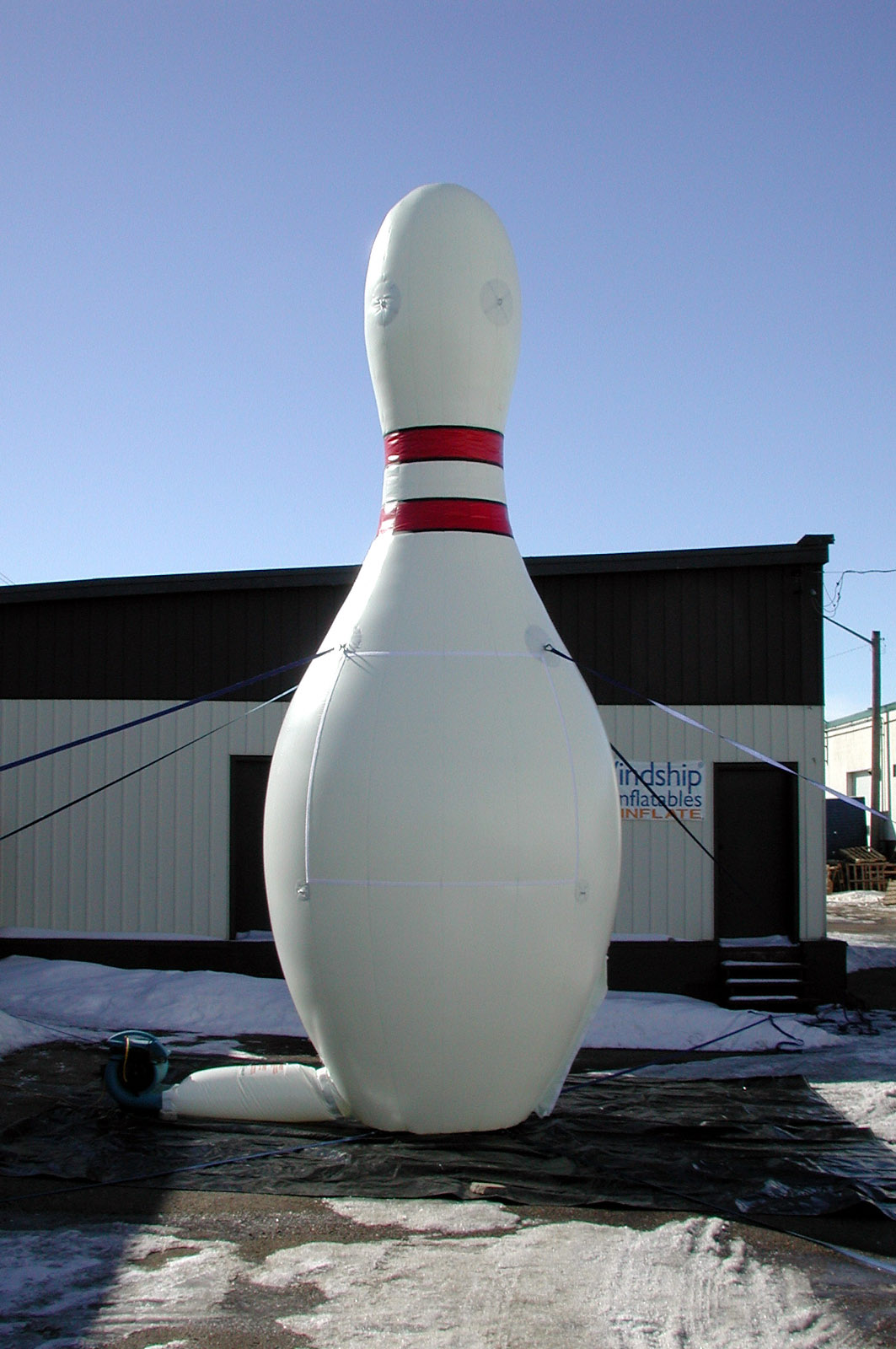 Sports Themed inflatable Bowling Pin